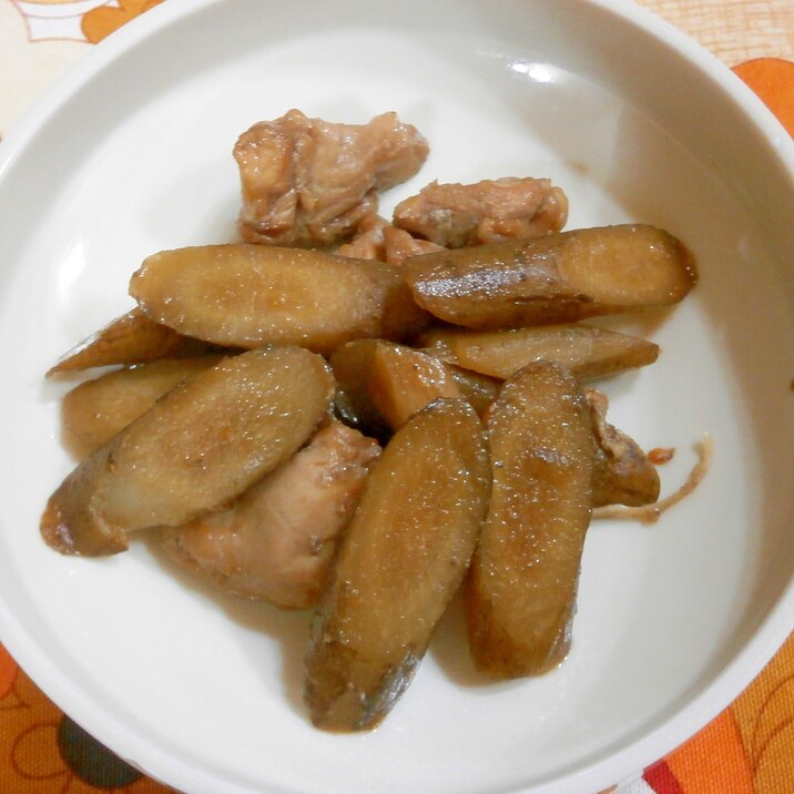 やわらか！ごぼうと鶏肉の煮物